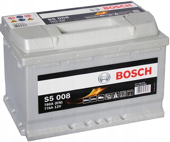 autobatéria BOSCH SILVER S5 77AH 780A 77 AH