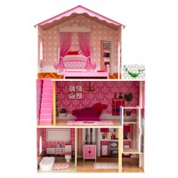Drevený barbie domček s výťahom 108 cm