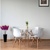 Stôl Eurostyle + 4x biela stolička